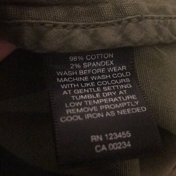 Military style green vest - Picture 7 of 8